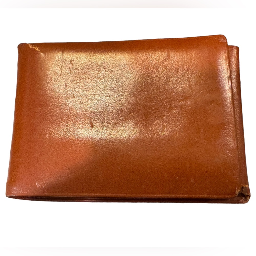 Vintage Buxton Convertible Leather 60s Men’s Unused Wallet w/ inserts RARE